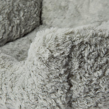 Pets at Home Heated Square Puppy Bed Grey