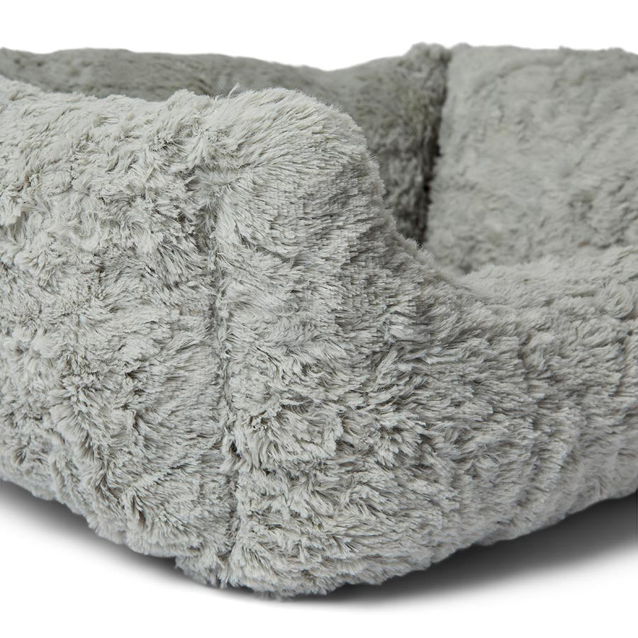 Pets at Home Heated Square Puppy Bed Grey