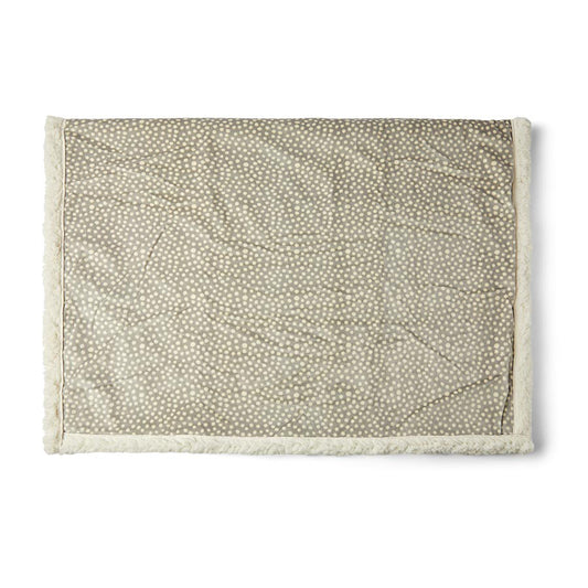 Pets at Home Reversible Puppy Blanket Spotty Grey