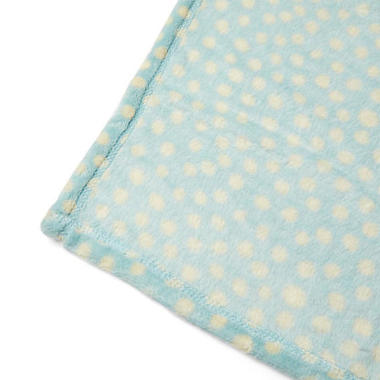 Pets at Home Spotty Fleece Puppy Blanket Blue