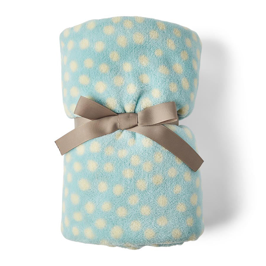 Pets at Home Spotty Fleece Puppy Blanket Blue