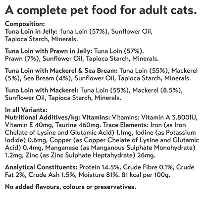 Seriously Good Wet Adult Cat Food Fish Jelly