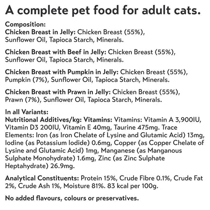 Seriously Good Wet Adult Cat Food Chicken a la Carte Jelly