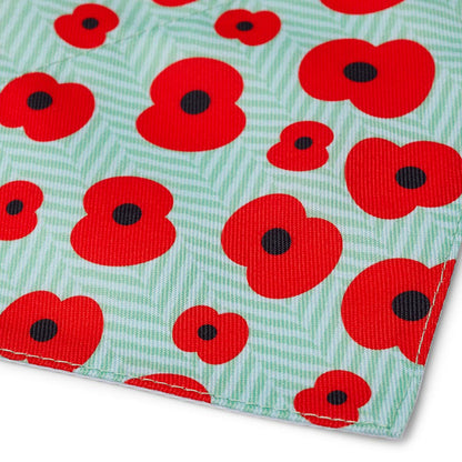 Royal British Legion Poppy Print Dog Bandana