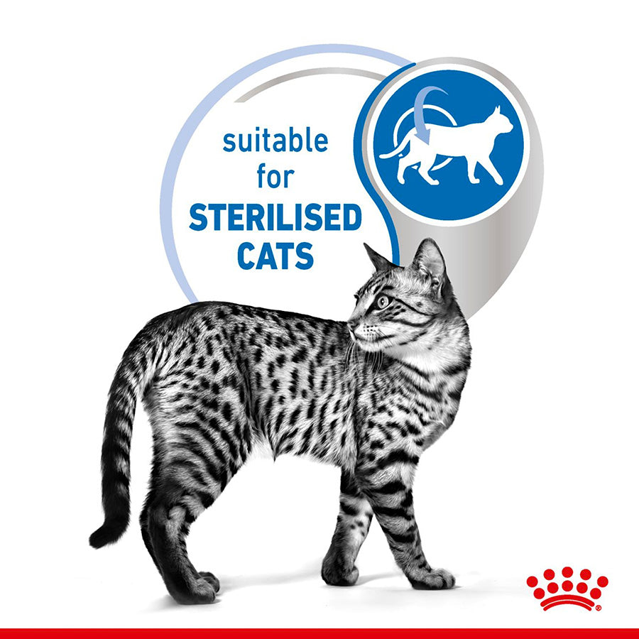 Royal Canin Feline Indoor Sterilised Wet Adult Cat Food In Gravy 12x85g