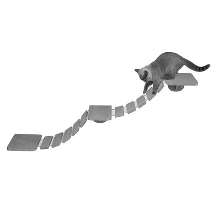 Trixie Cat Climbing Wall Mounting Ladder Taupe