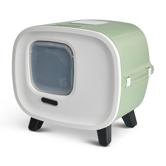Savic Mira De Luxe Cat Toilet Botanical Green Medium