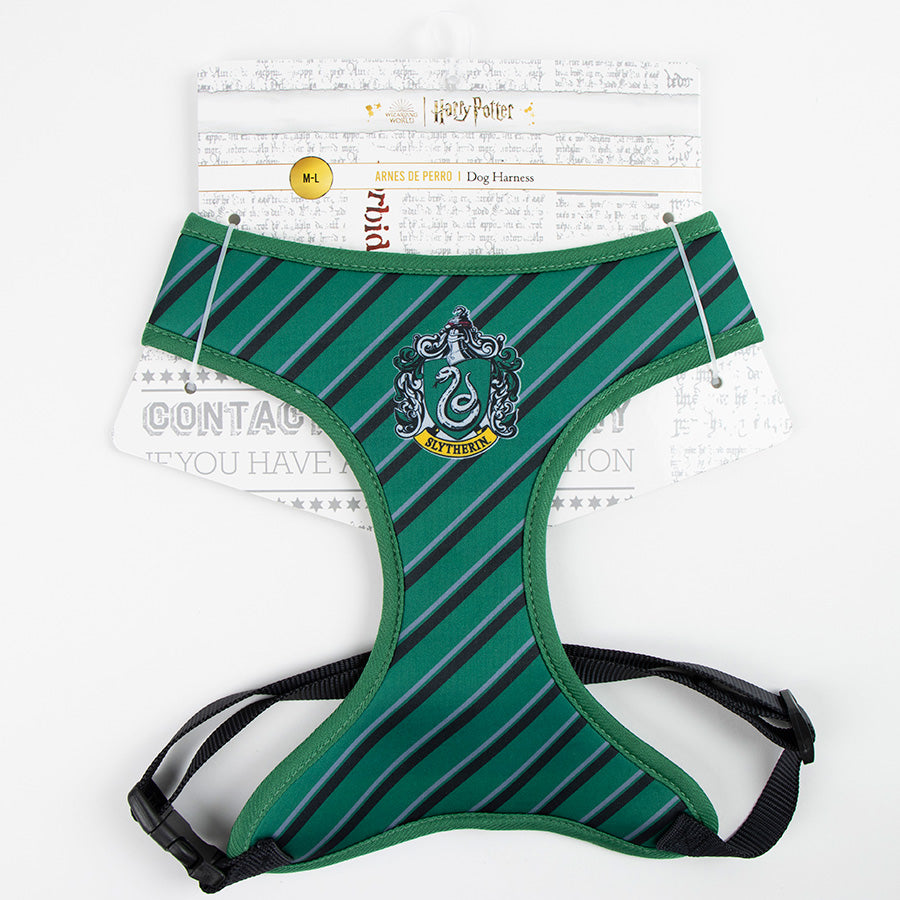 Harry Potter Slytherin Dog Harness Green
