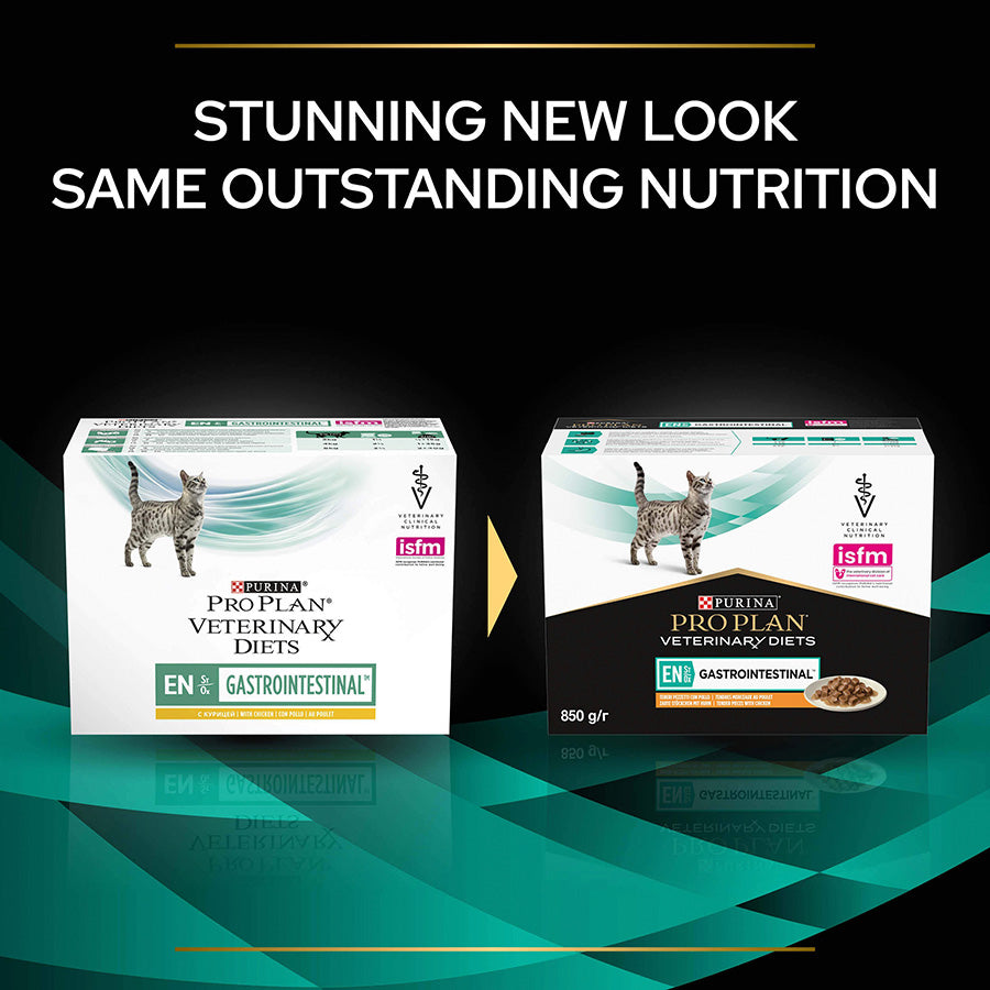 Pro Plan Vet Diet EN Gastrointestinal Adult Wet Cat Food Chicken 10x85g