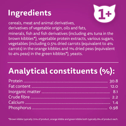 Whiskas 1+ Adult Dry Cat Food with Tuna 7kg