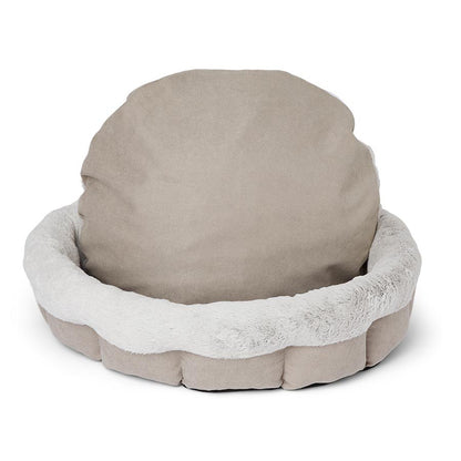 Noble Memory Foam Scalloped Donut Dog Bed Biscuit