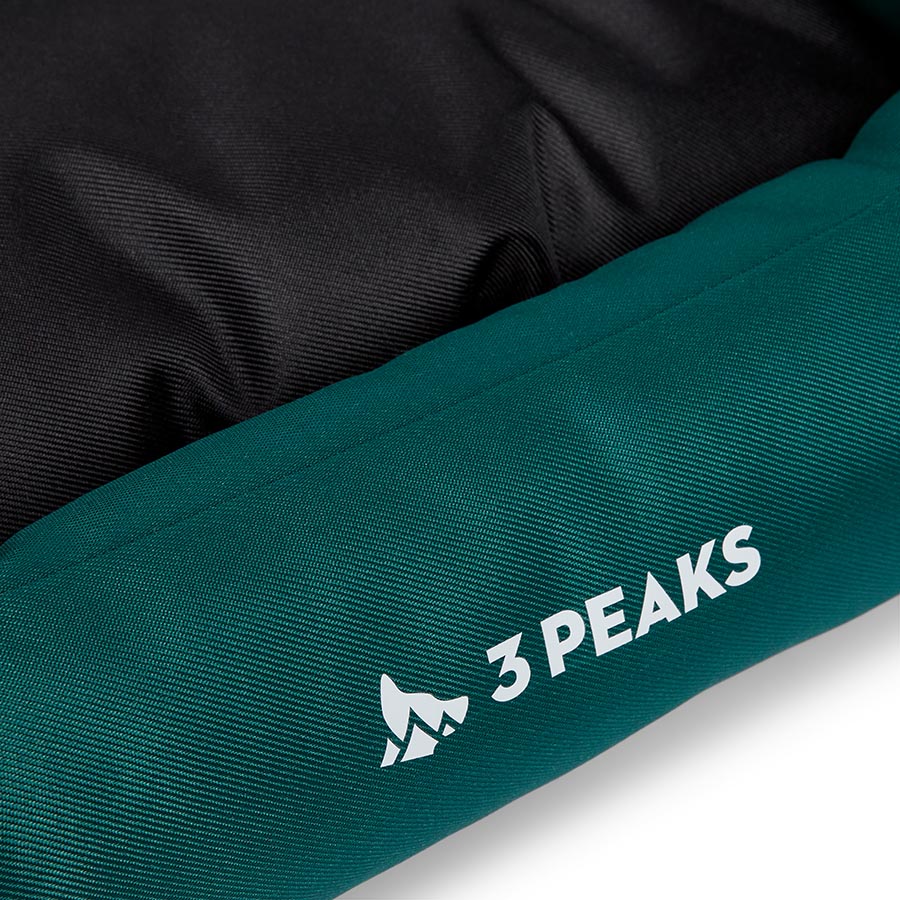 3 Peaks Durable Square Dog Bed Green