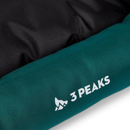 3 Peaks Durable Square Dog Bed Green