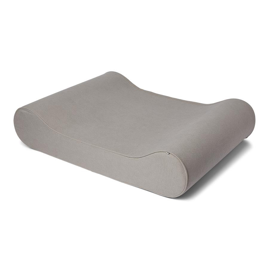 Noble Chenille Curved Dog Mattress Biscuit Medium