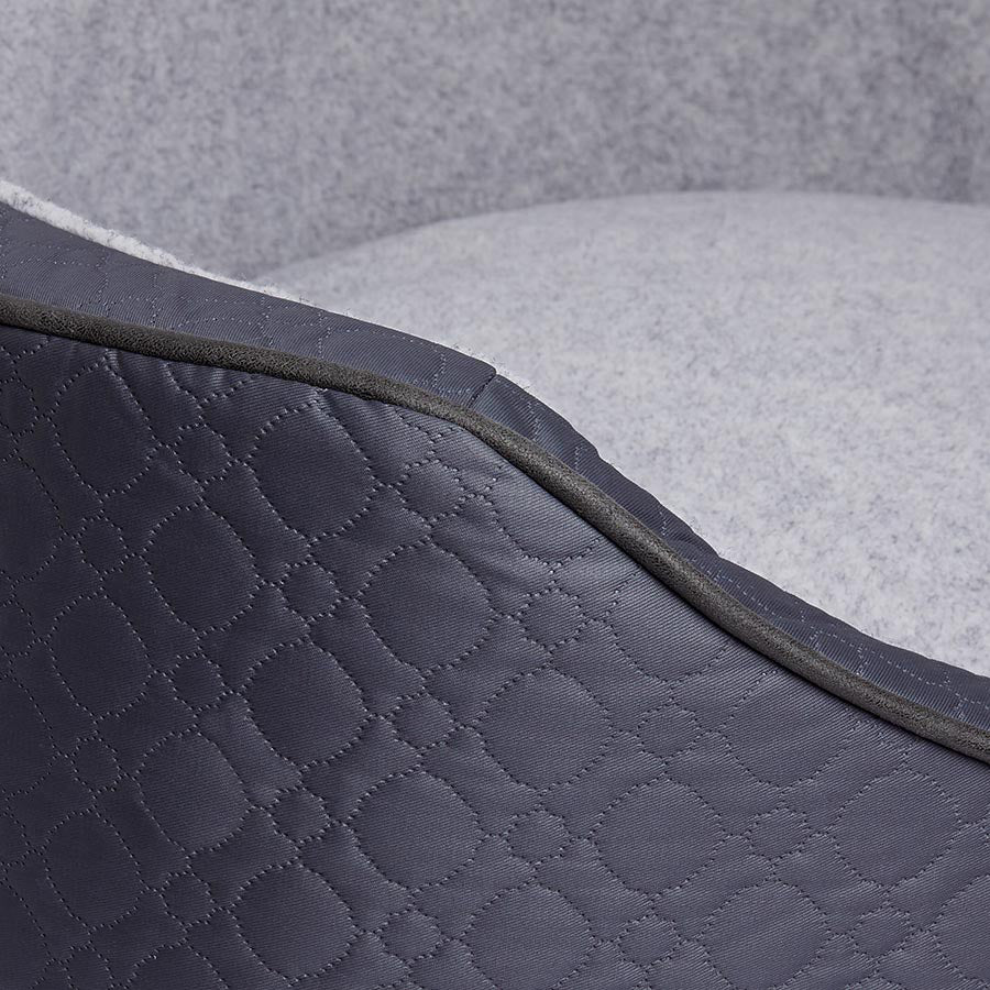 Wainwright's Extra Support Quilted Oval Dog Bed Grey