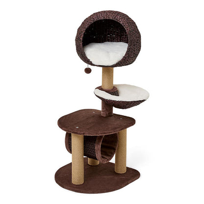 Pets at Home Smokey High Cat Hideaway Brown