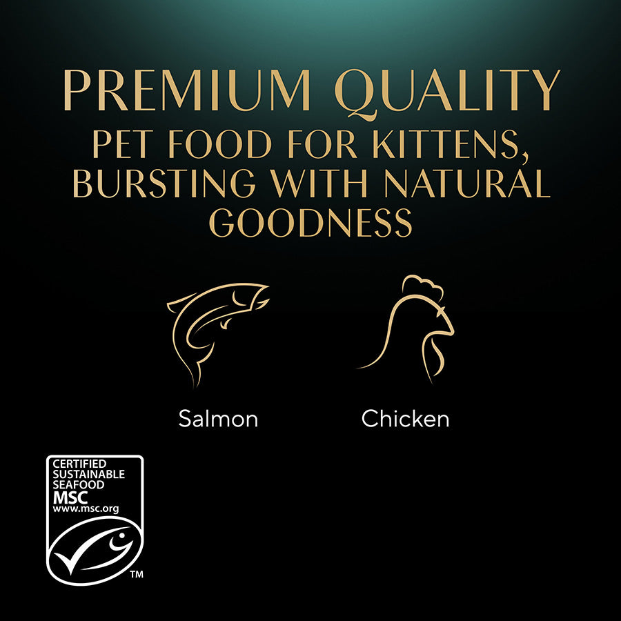 Sheba Mixed Selection Wet Kitten Food in Gravy 40x85g Pouches