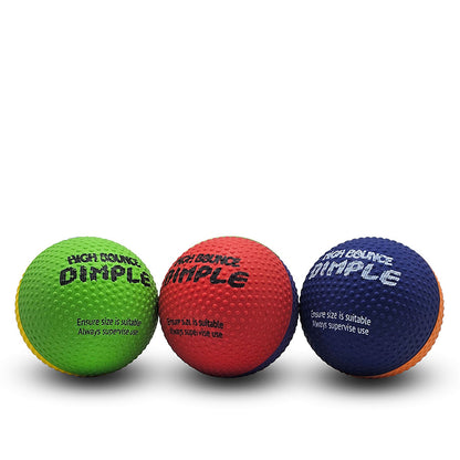 SportsPet High Bounce Dimple Edition Rubber Dog Ball Toy