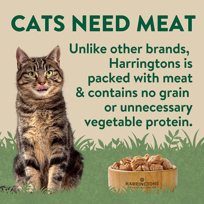 Harringtons Wet Adult Cat Food Meat In Gravy 40 x 85g Pouches