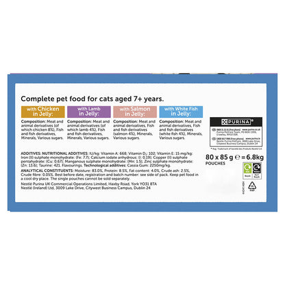 Felix Original Senior 7+ Wet Cat Food Mixed Selection in Jelly