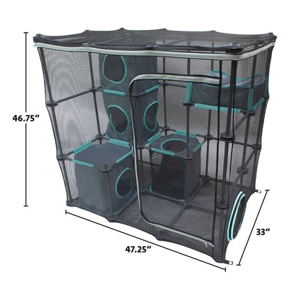 SportsPet Outdoor Mega Catio Cat Playset Kit