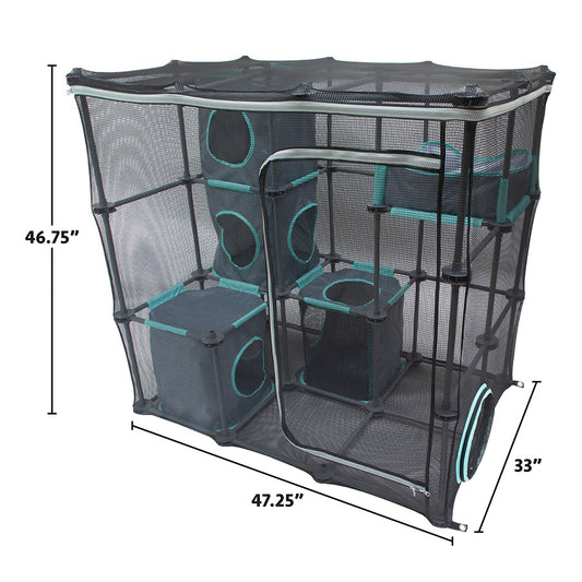 SportsPet Outdoor Mega Catio Cat Playset Kit