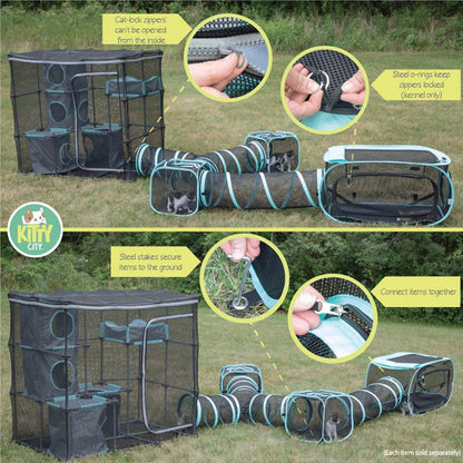 SportsPet Outdoor Mega Catio Cat Playset Kit