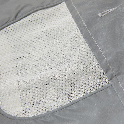 Pets at Home Reflective Dog Vest With Storage Bag Silver