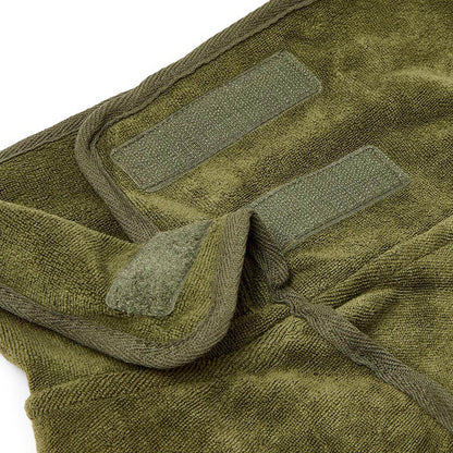 Pets at Home Absorbent Drying Dog Coat Dark Green