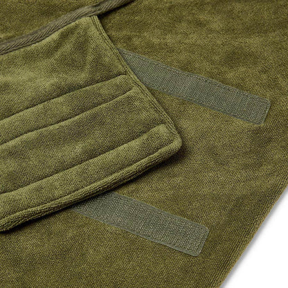 Pets at Home Absorbent Drying Dog Coat Dark Green