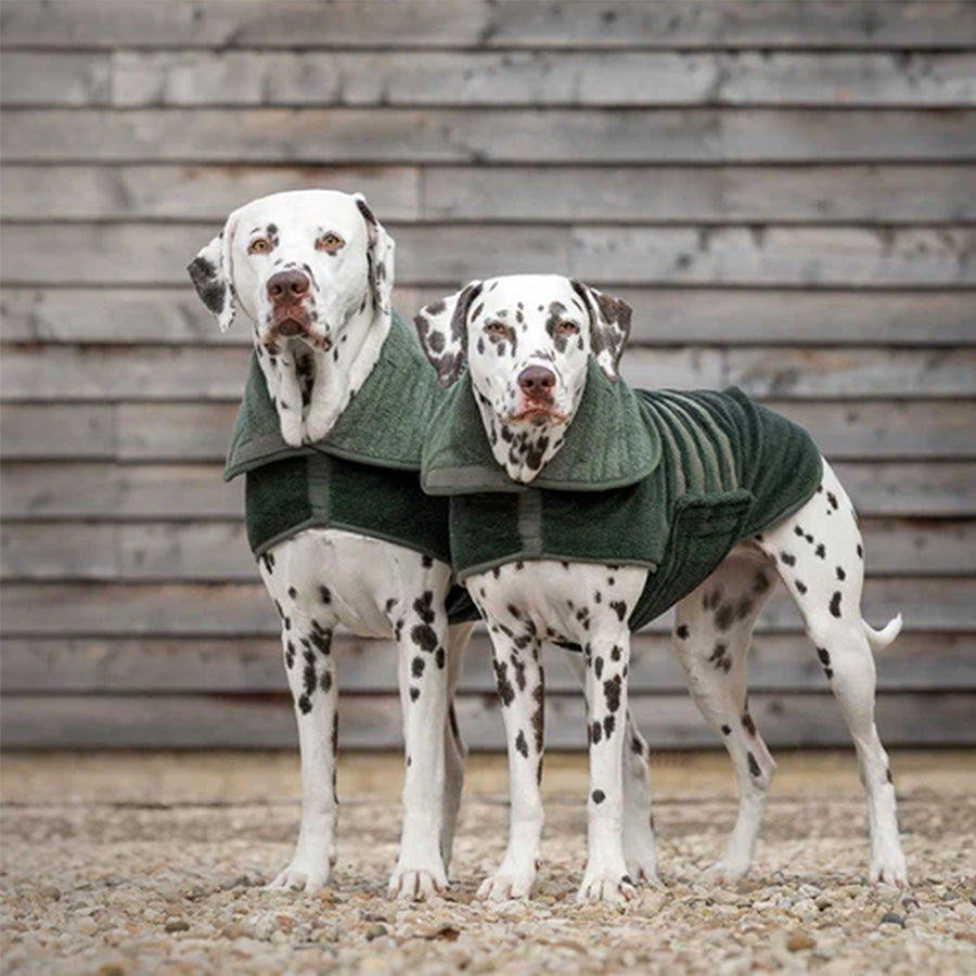 Lords & Labradors Bamboo Fir Dog Drying Coat Green