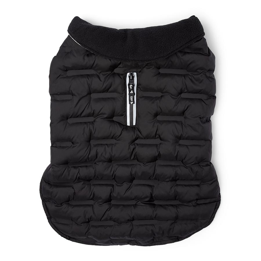 3 Peaks Shower Resistant Dog Parka Jacket Black/Ecru