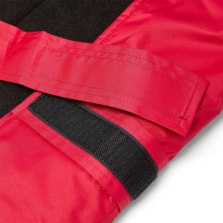 Pets at Home Fleece Lined Twill Dog Jacket Red