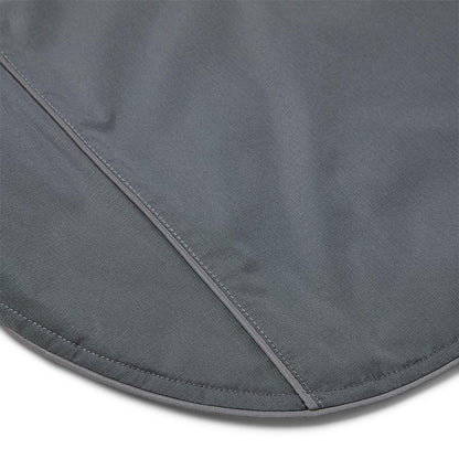 Pets at Home Ripstop Reflective Trim Dog Coat Charcoal