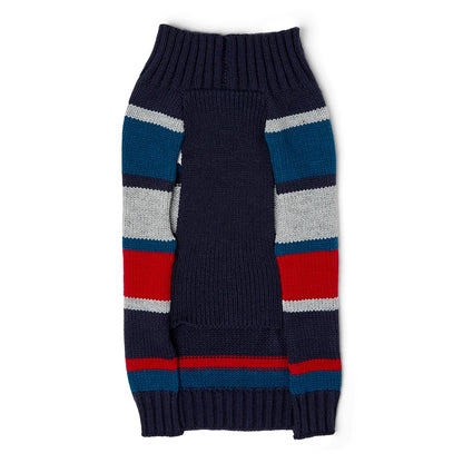 Pets at Home Striped Knitted Dog Jumper Multi-Coloured