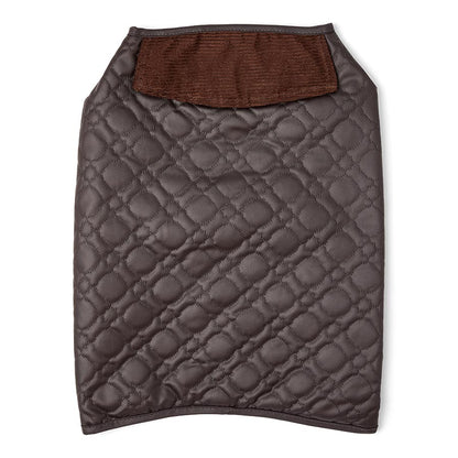 Wainwright's Shower Resistant Quilted Dog Jacket Espresso