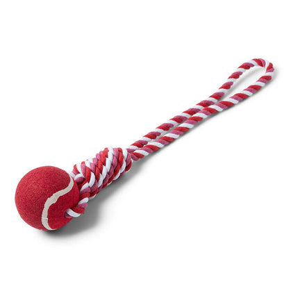 Pets at Home Tennis Ball Tug Dog Toy