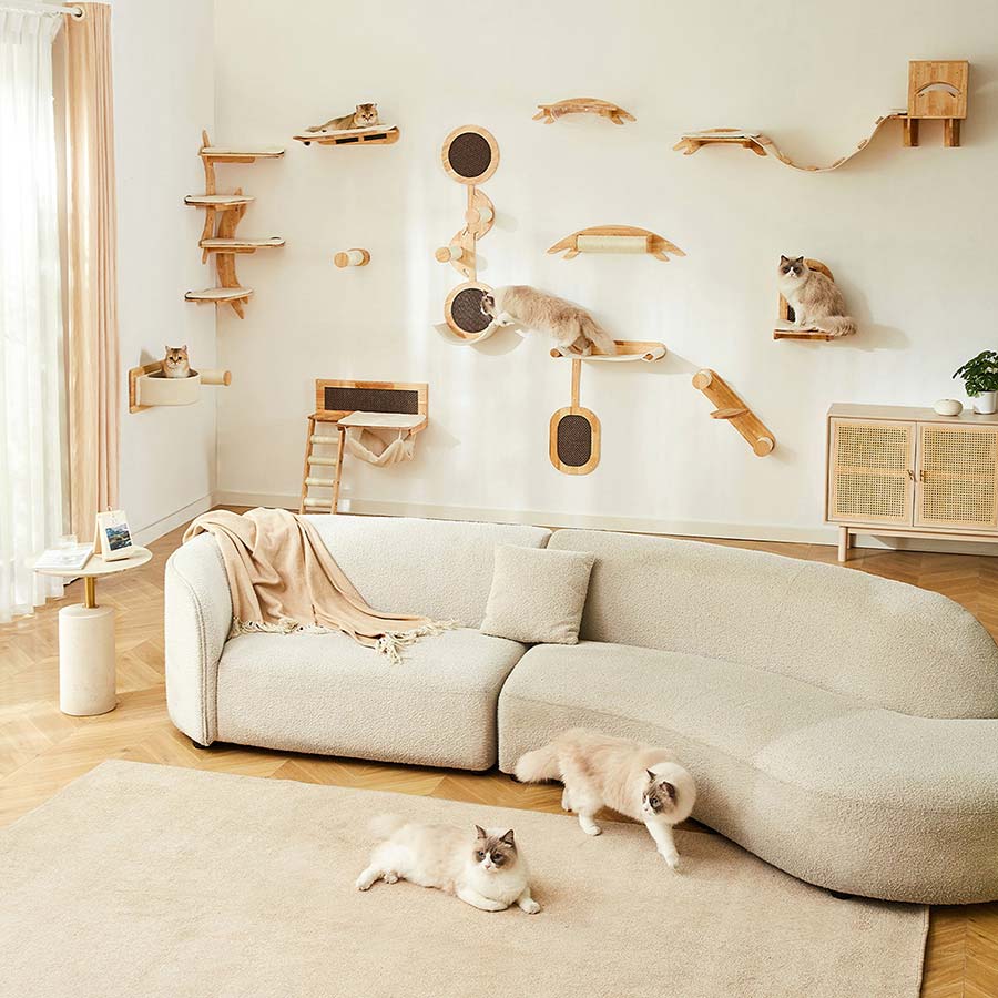 Lords & Labradors Malmo Cog Step Wall Cat Climber