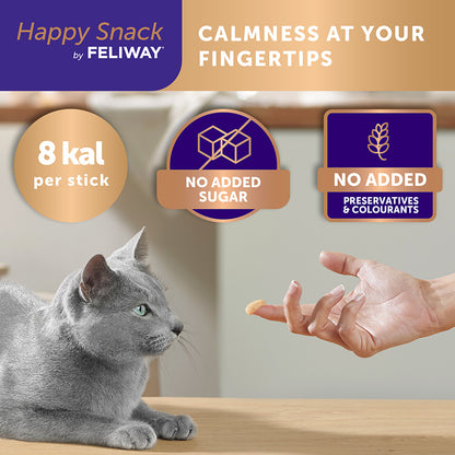 Feliway Happy Snack Calming Treats for Cats and Kittens 6 Pack