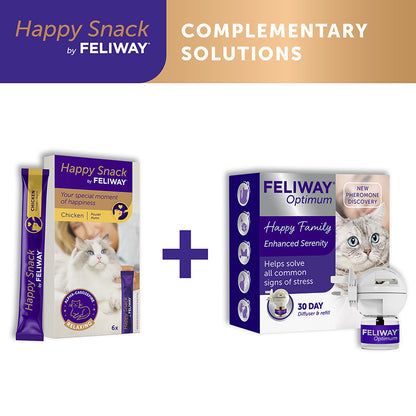 Feliway Happy Snack Calming Treats for Cats and Kittens 6 Pack