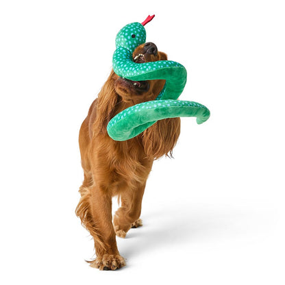 Pets at Home Sunny Daze Plush Sssssuzy Snake Dog Toy Assorted