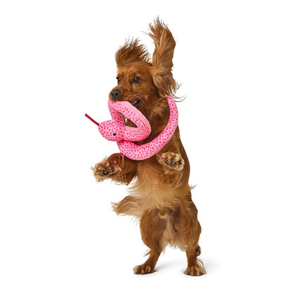 Pets at Home Sunny Daze Plush Sssssuzy Snake Dog Toy Assorted