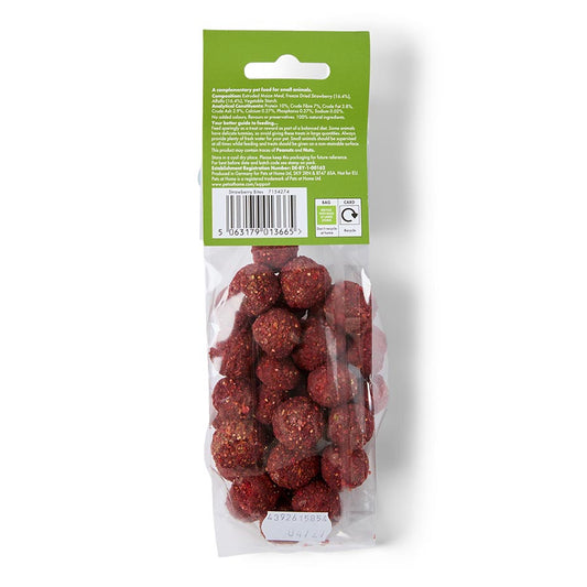 Pets at Home Strawberry Bites Small Animal Treats 65g
