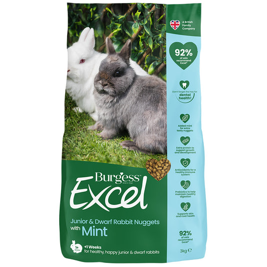 Burgess Excel Junior & Dwarf Rabbit Nuggets