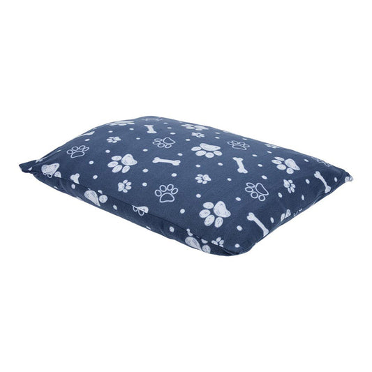 Pets Essentials Bone Pillow Mattress Dog Bed Grey