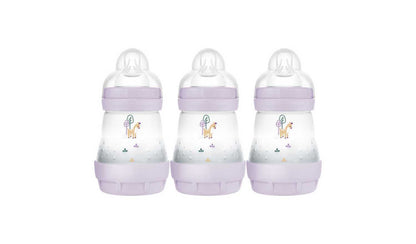 MAM Easy Start Anti-Colic 160ml Baby Bottle 3 Pack - Lilac