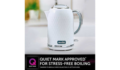 Breville VKT117 Curve Kettle - White and Chrome