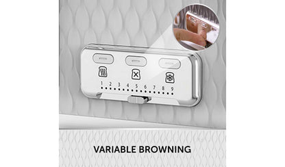 Breville VTT911 Curve 4 Slice Toaster - White and Chrome