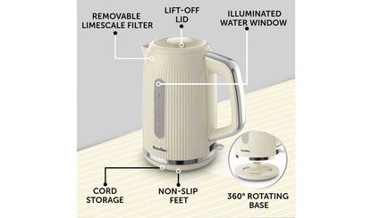 Breville VKT223 Bold Kettle - Cream and Silver