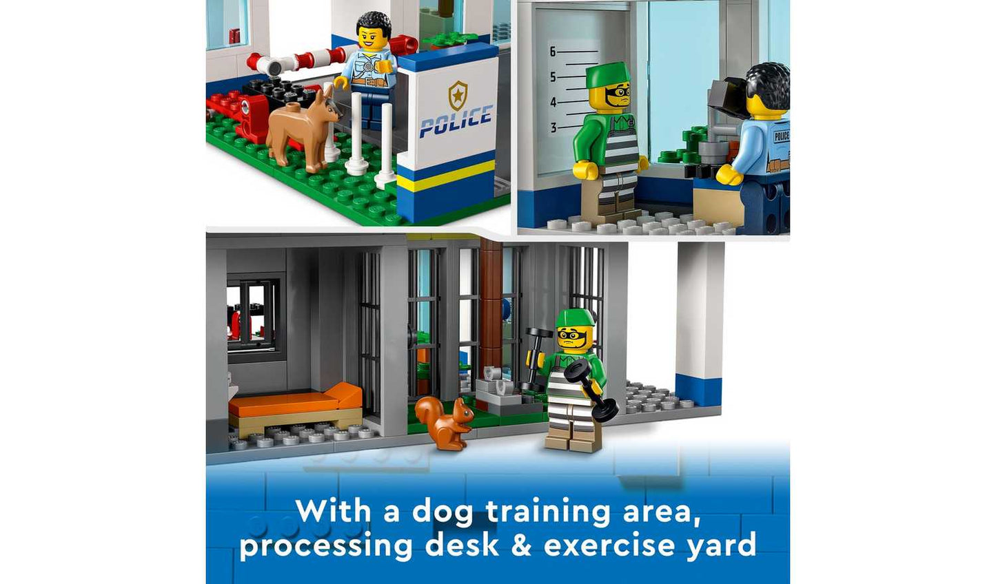 LEGO City Police Station Bin Lorry & Helicopter Toy 60316
